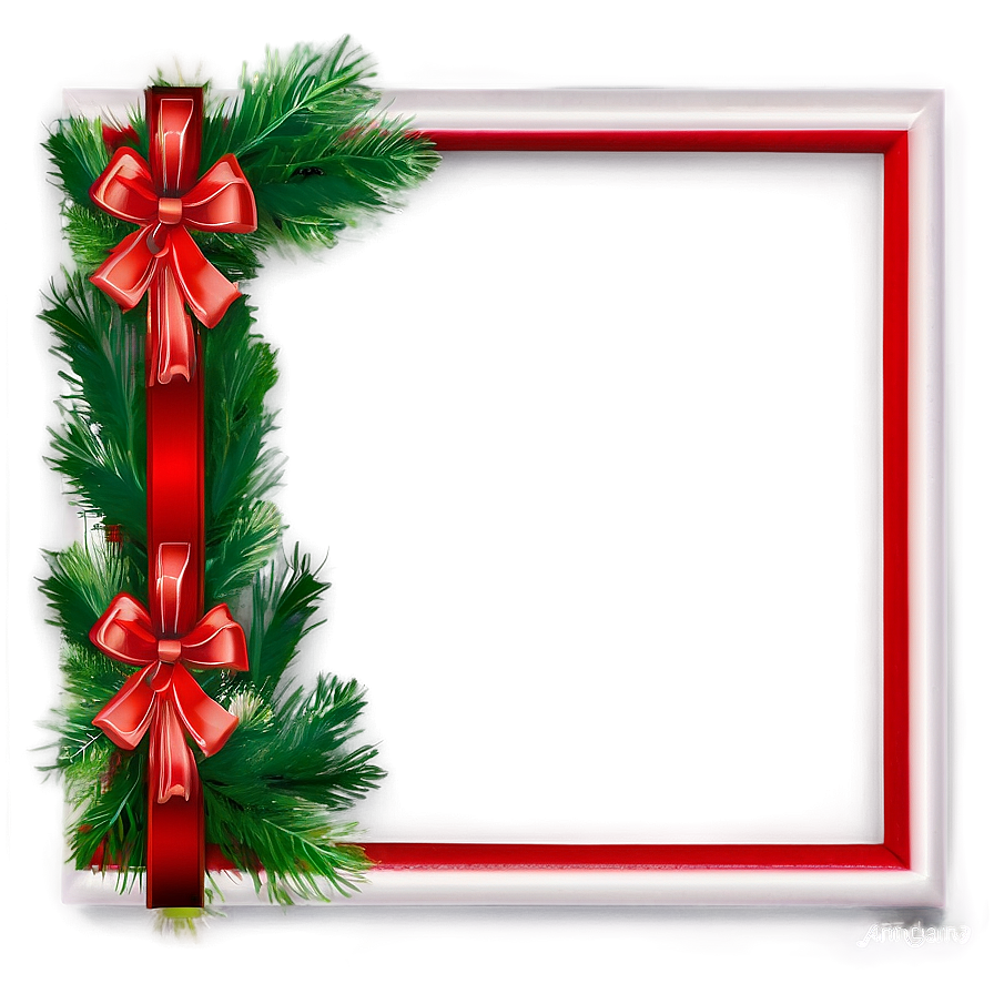 Modern Christmas Frame Png 69