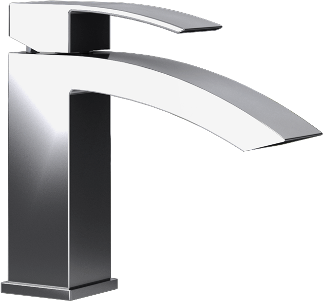 Modern Chrome Bathroom Faucet