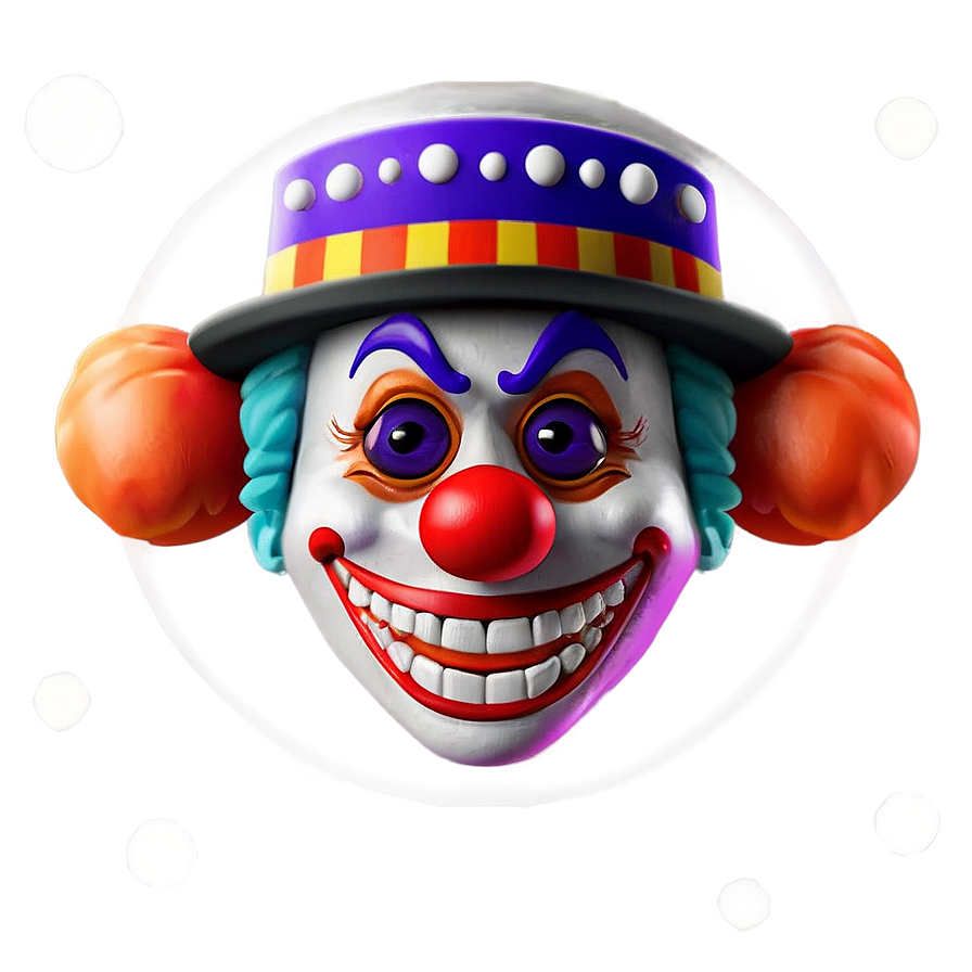 Modern Clown Emoji Png 8