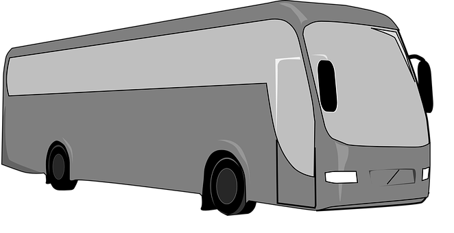 Modern Coach Bus Vector