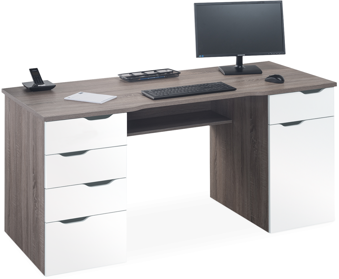 Modern Computer Desk Setup