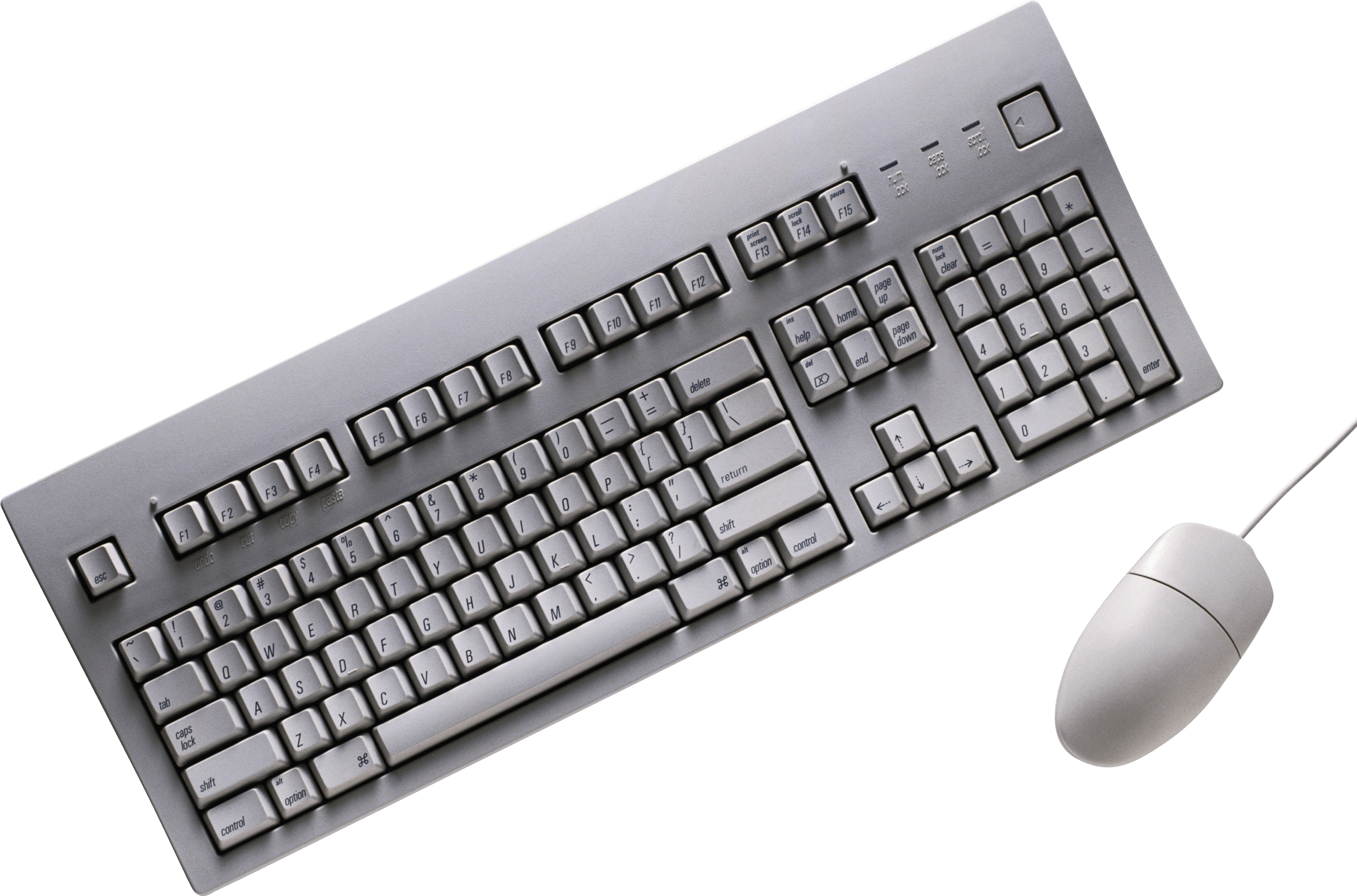 Modern Computer Keyboardand Mouse