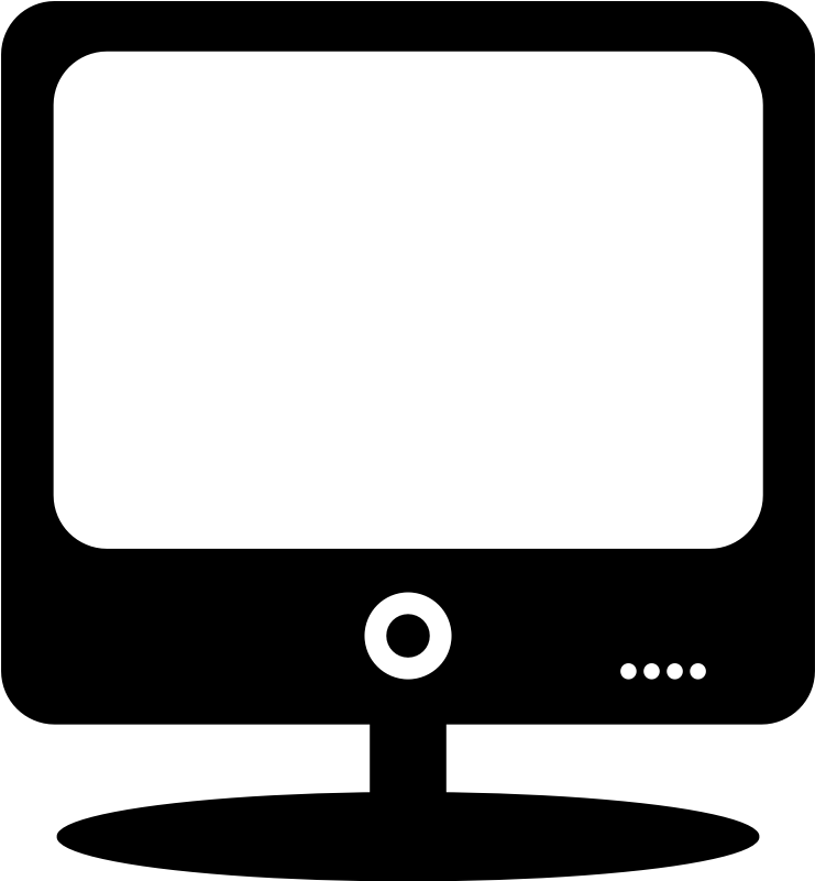 Modern Computer Monitor Clipart