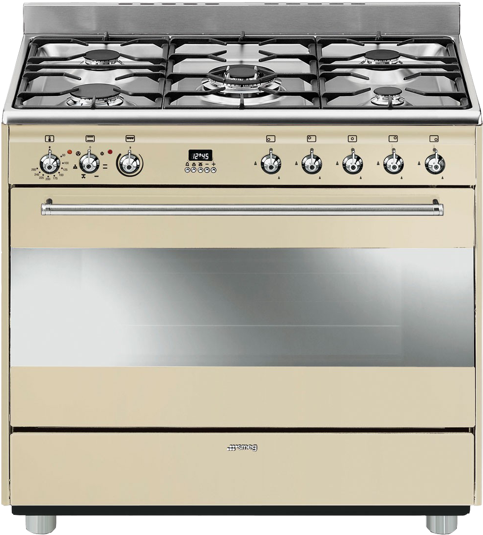 Modern Cream Gas Stove