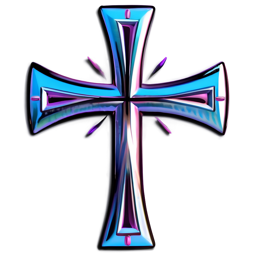 Modern Cross Outline Png 89