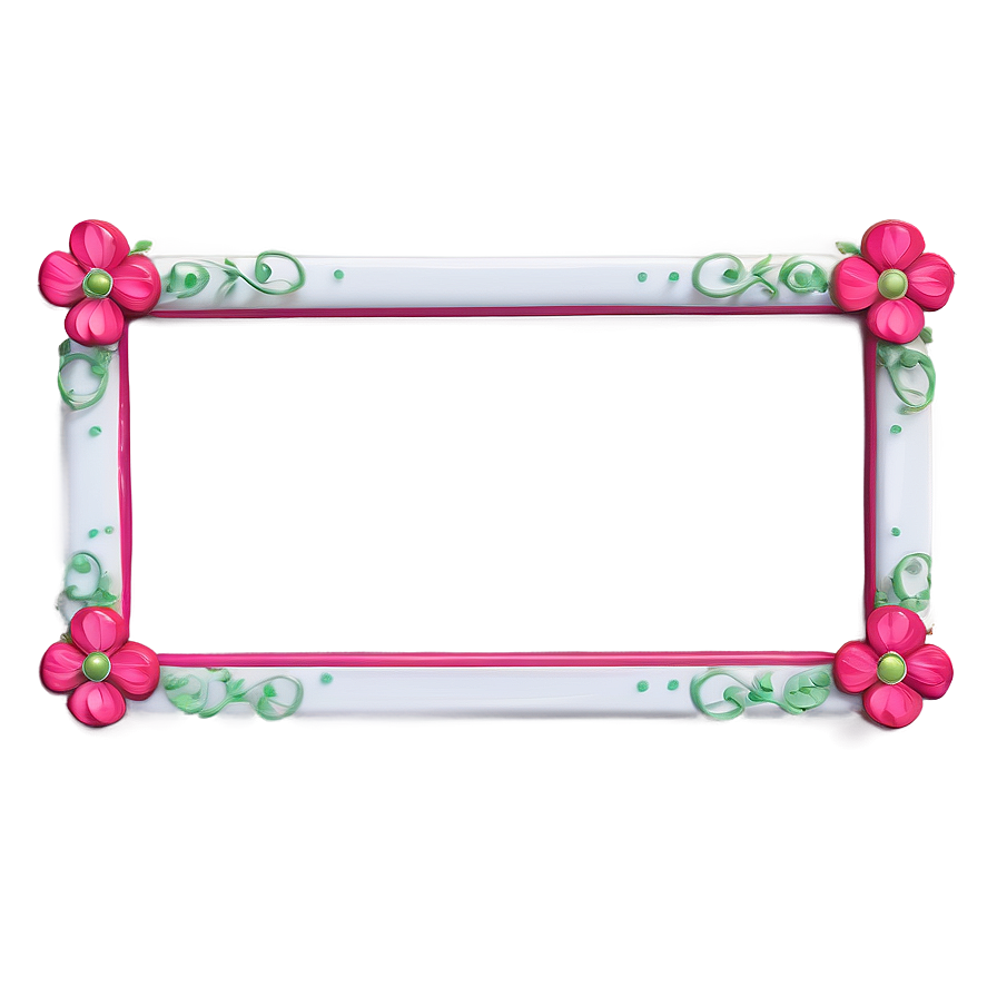 Modern Cute Frame Png 31