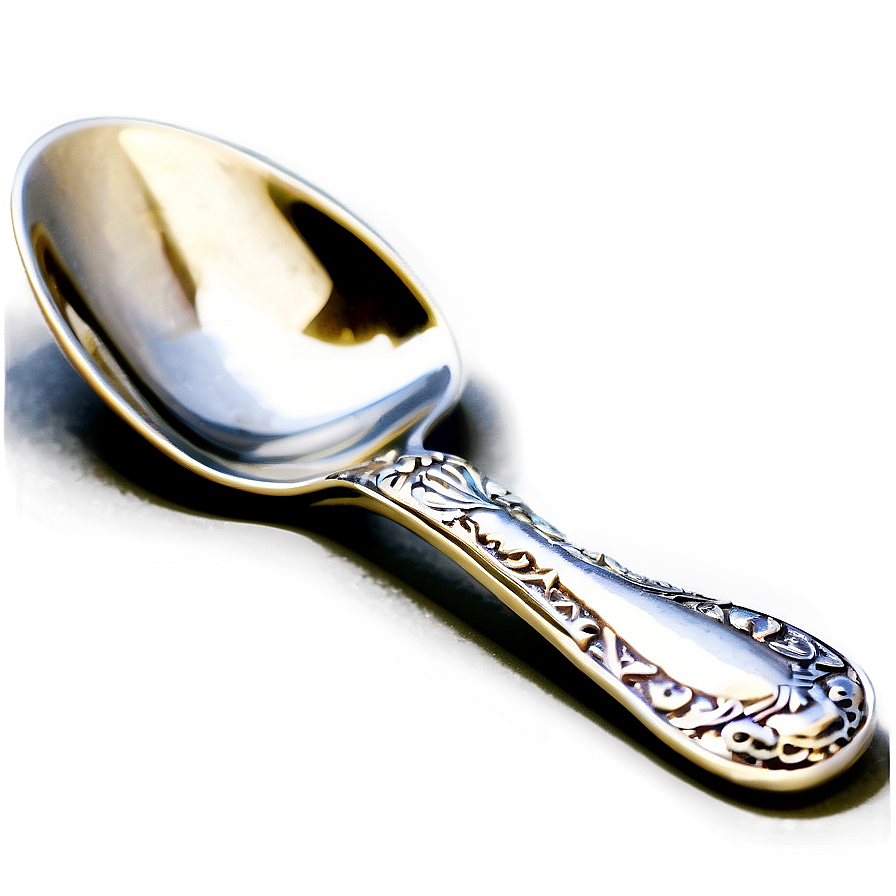 Modern Design Teaspoon Png 06252024