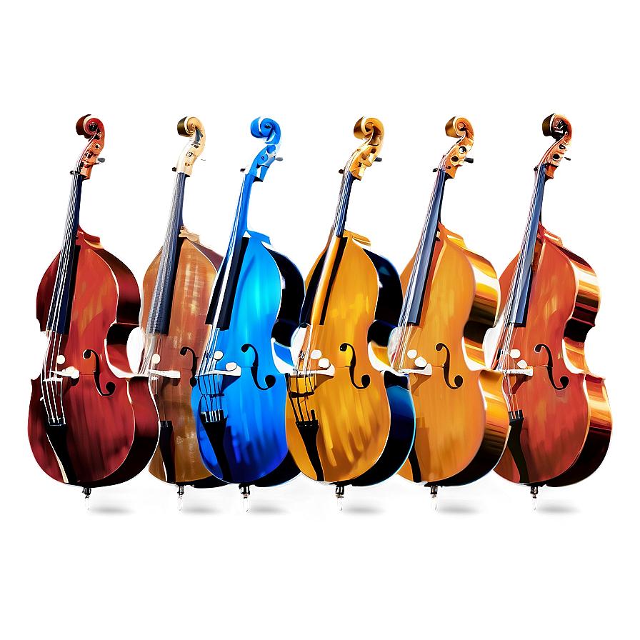 Modern Double Bass Design Png 06242024