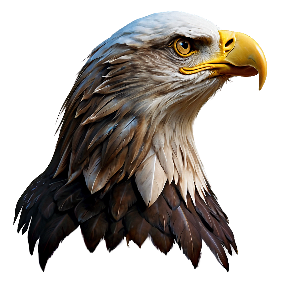 Modern Eagle Head Art Png 06292024