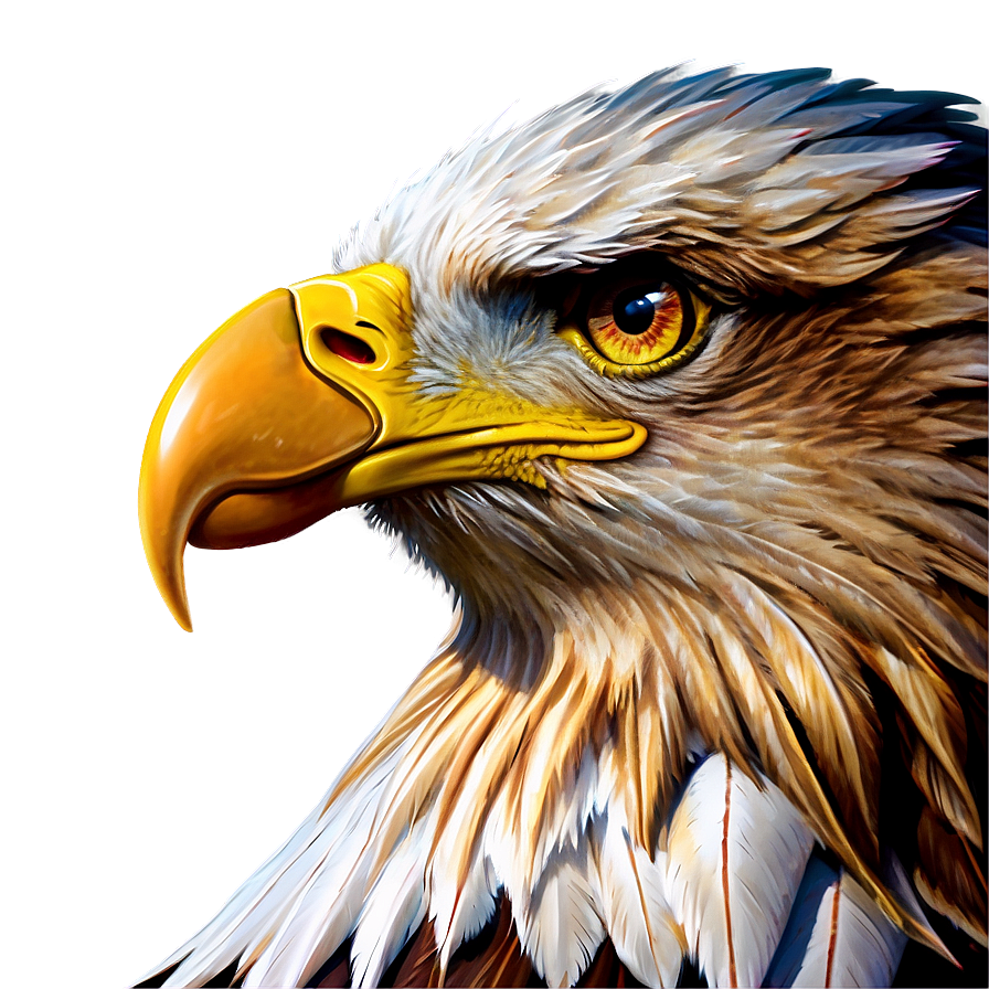 Modern Eagle Head Art Png 06292024