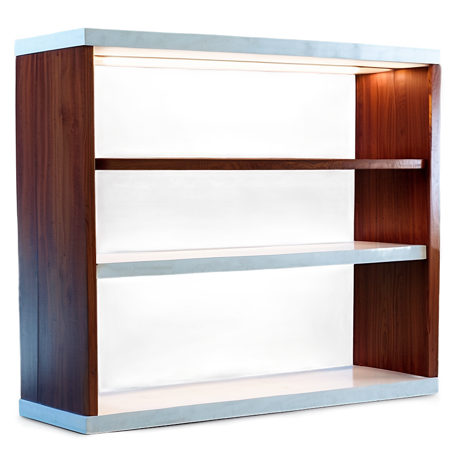 Modern Empty Bookshelf Png 35