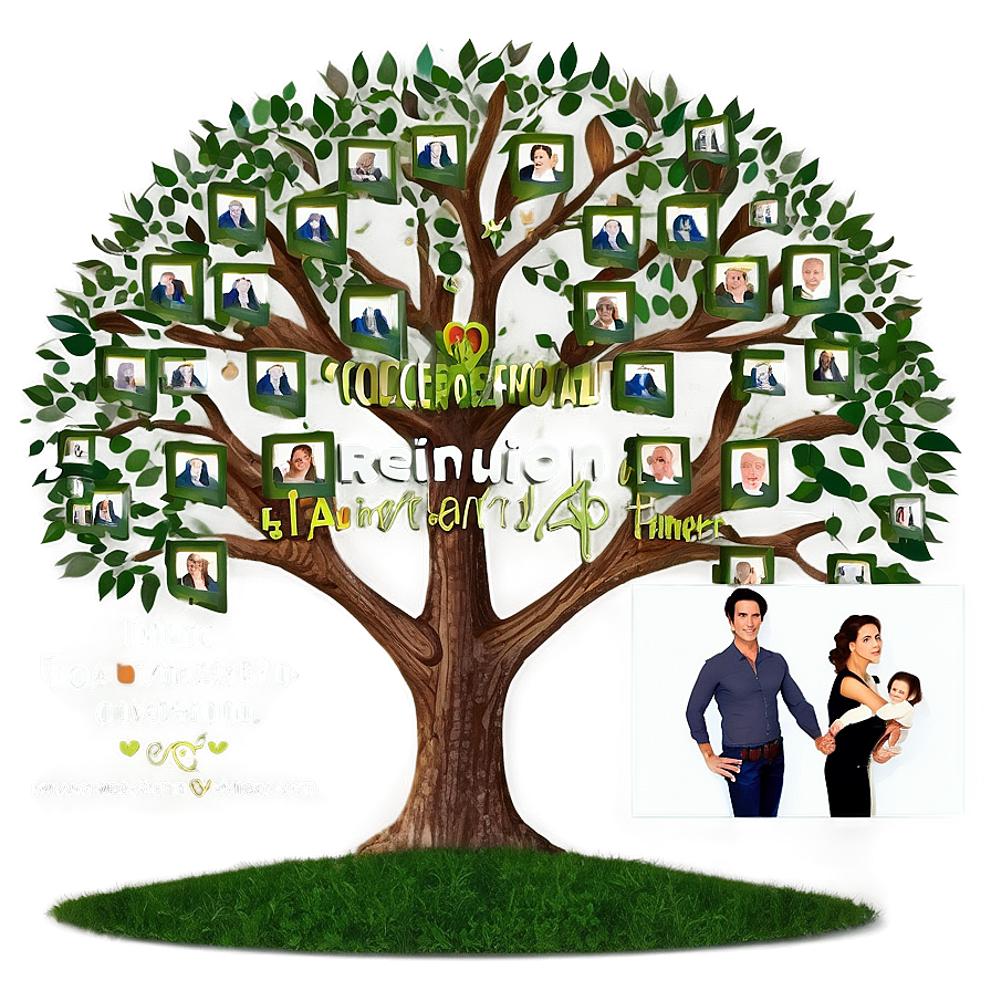 Modern Family Reunion Tree Design Png 06212024