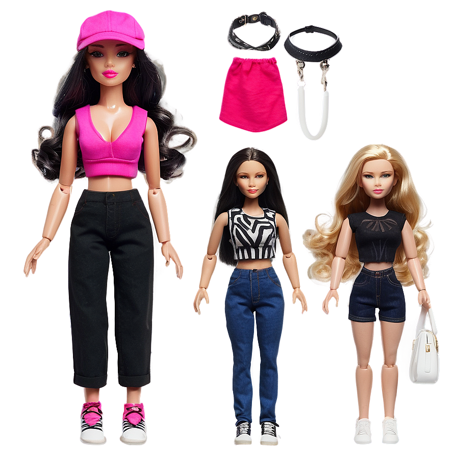 Modern Fashionista Doll Png 50