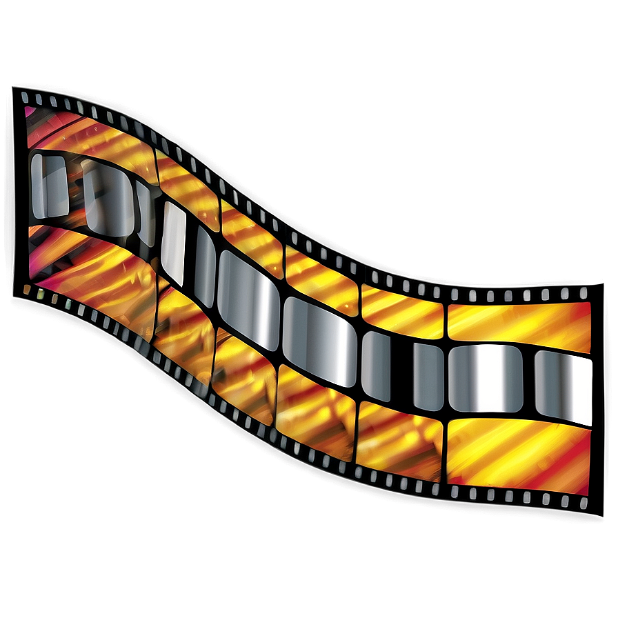 Modern Film Strip Design Png 05252024