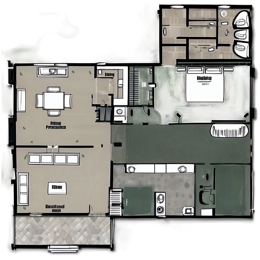 Modern Floor Plan Png Qai