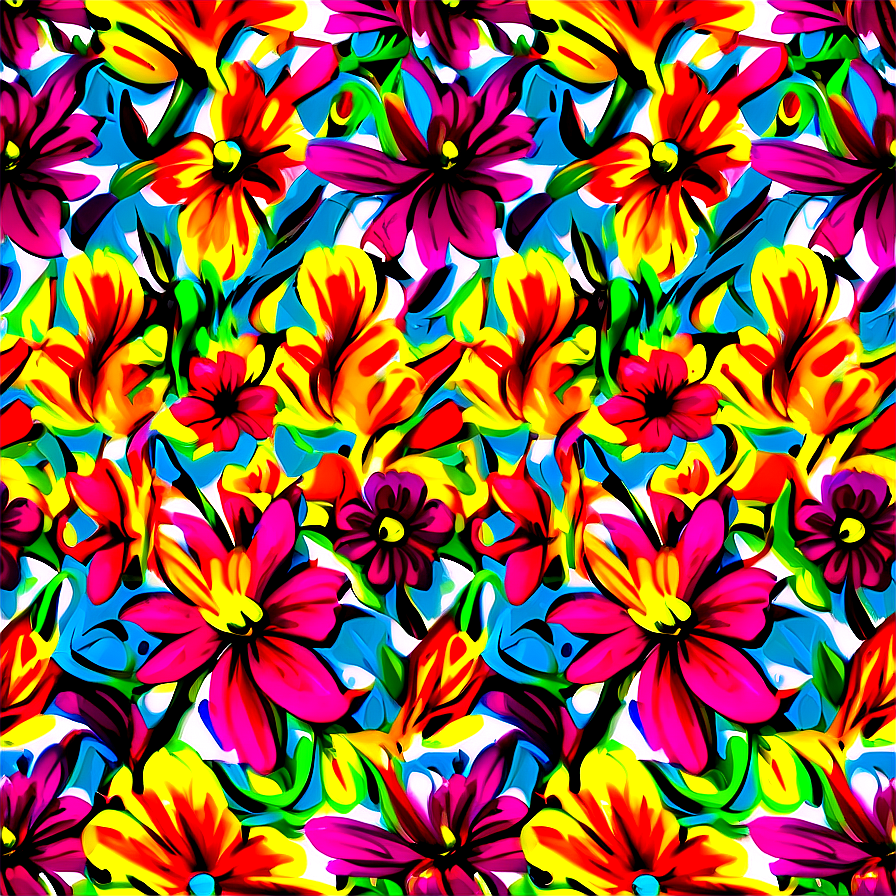 Modern Floral Pattern Png 83