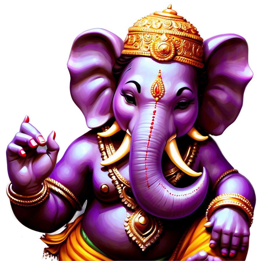 Modern Ganesh Artwork Png 06202024