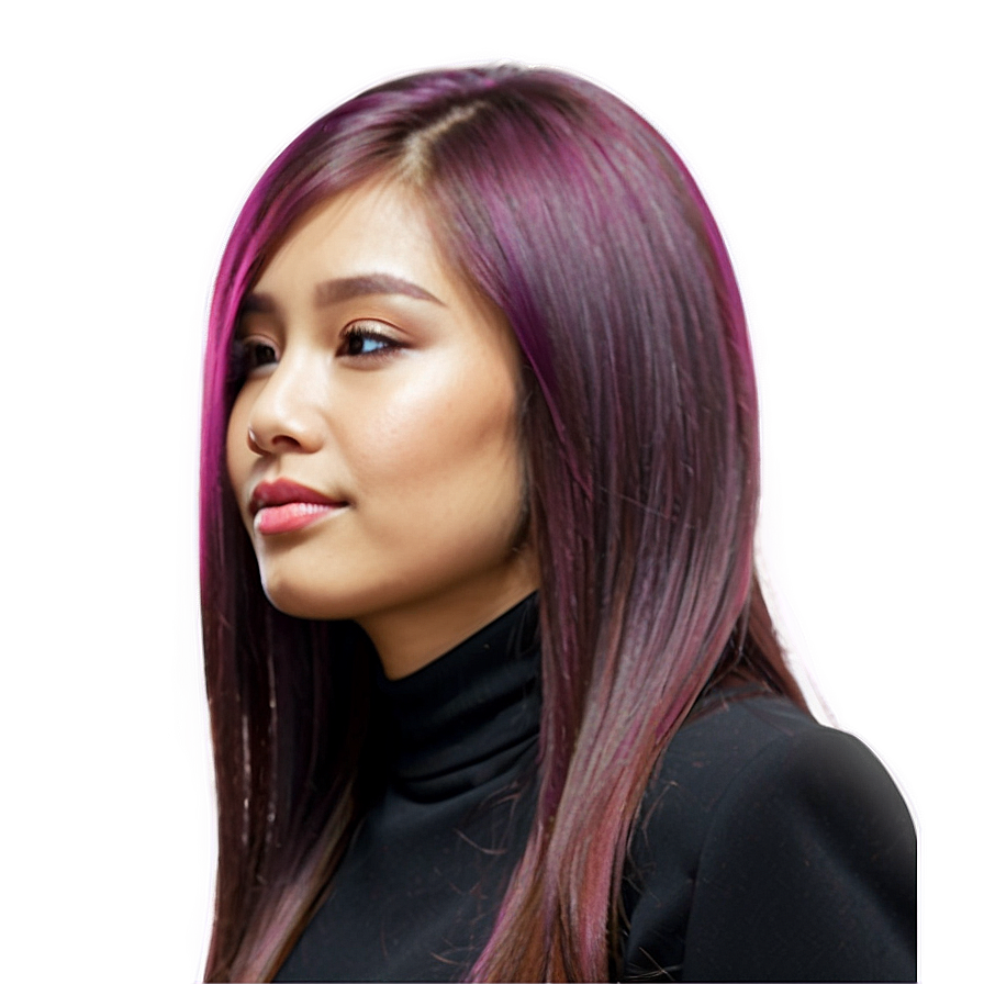 Modern Girl Hair Png Lnp31