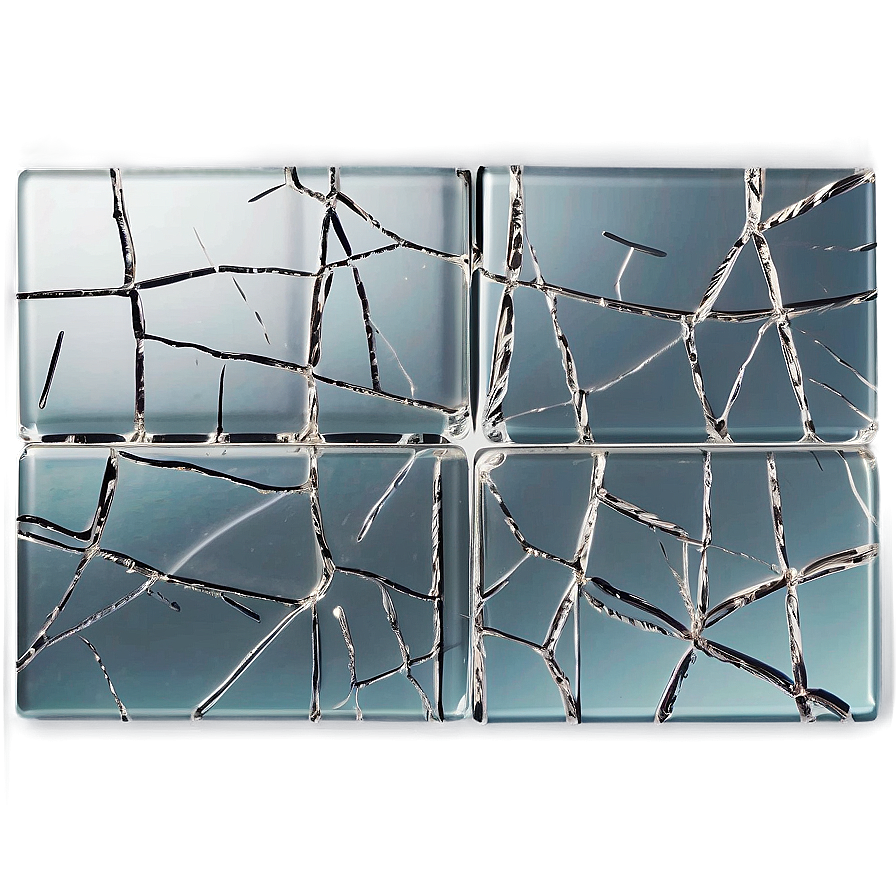 Modern Glass Crack Png 06122024