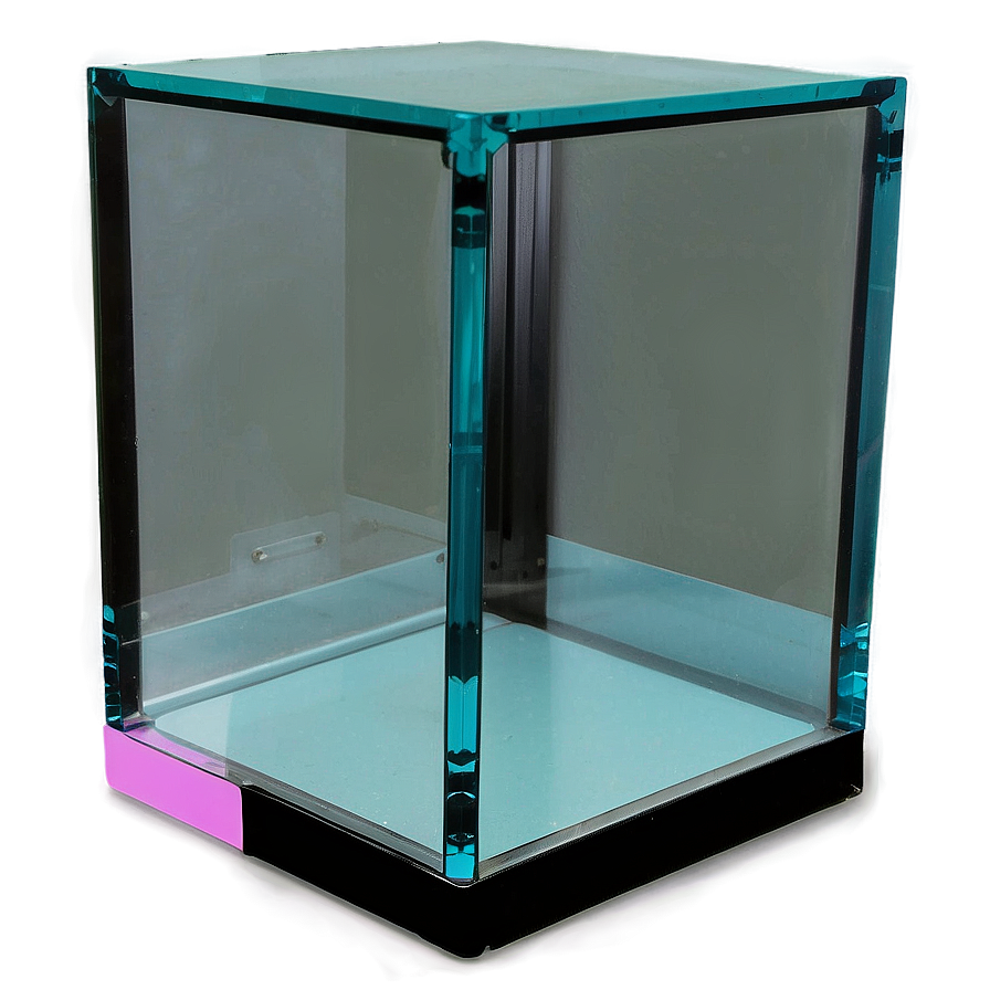 Modern Glass Display Box Png Qsm26