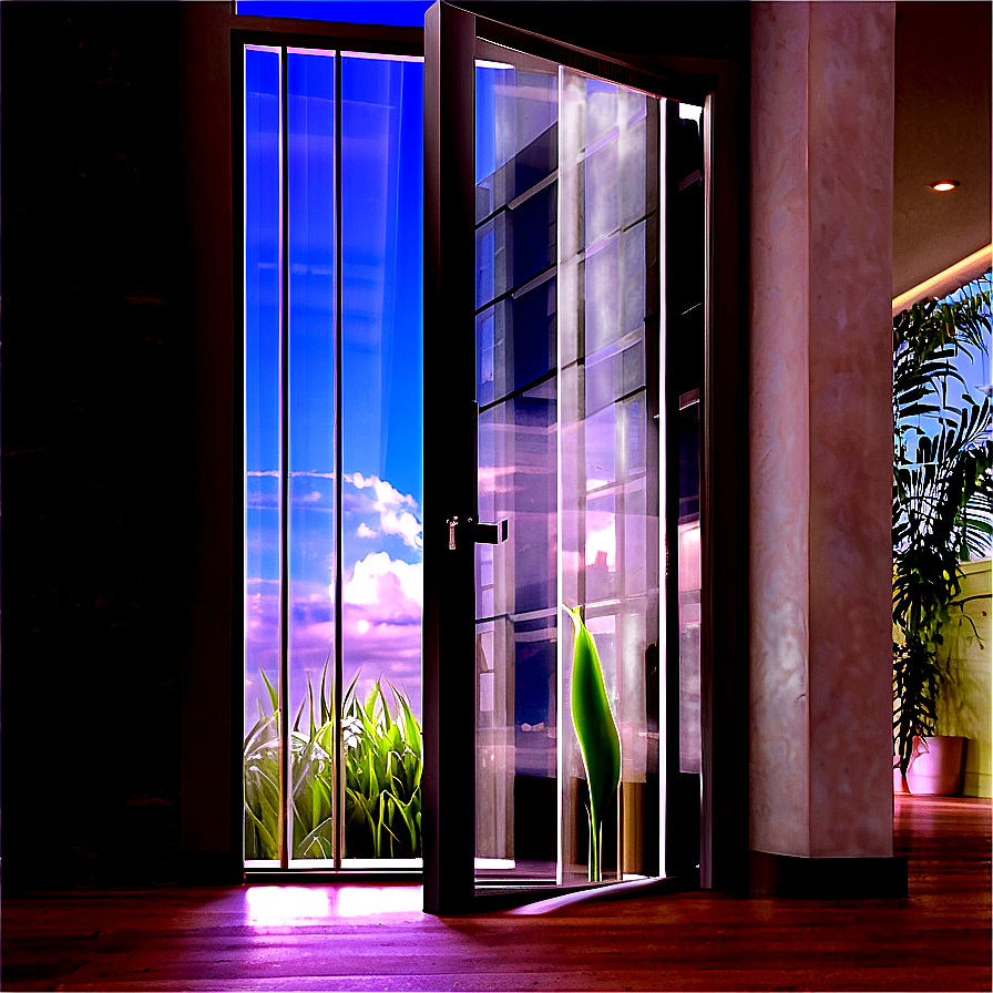 Modern Glass Door Png 44