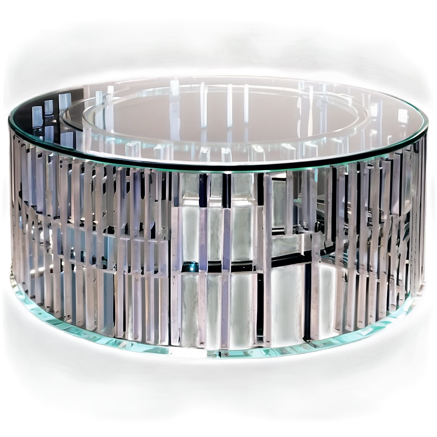 Modern Glass Round Table Png 31