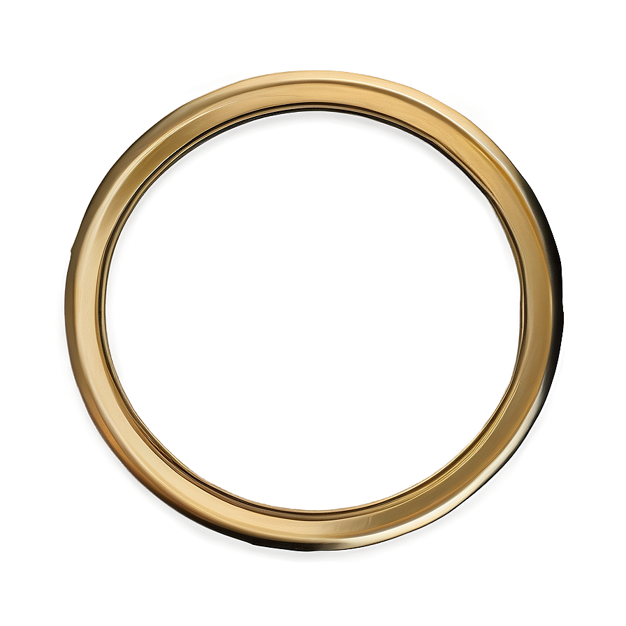 Modern Gold Circle Frame Png 26