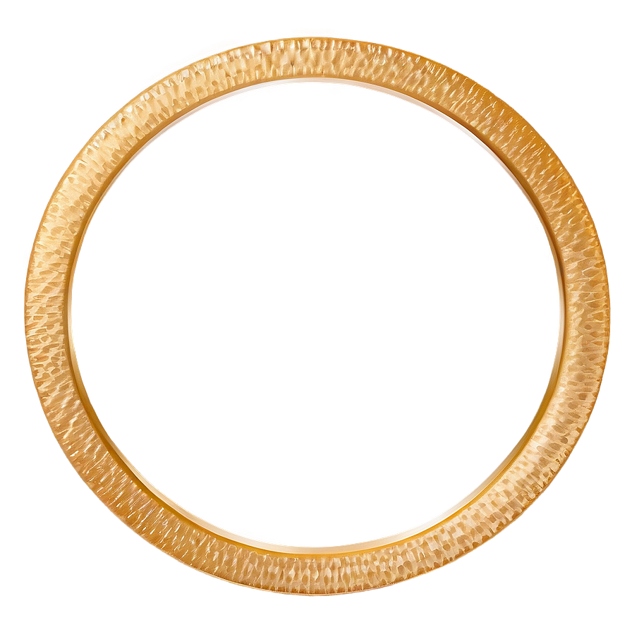 Modern Gold Circle Frame Png Nid28