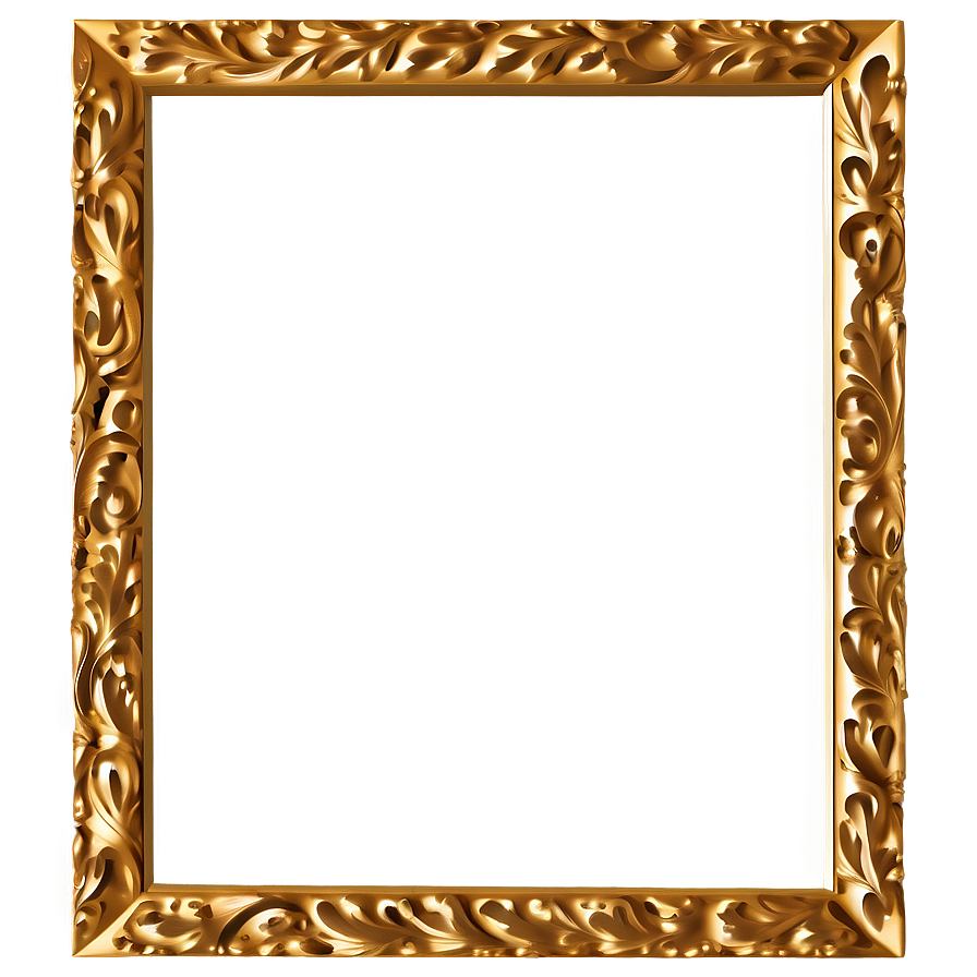 Modern Gold Frame Png 33