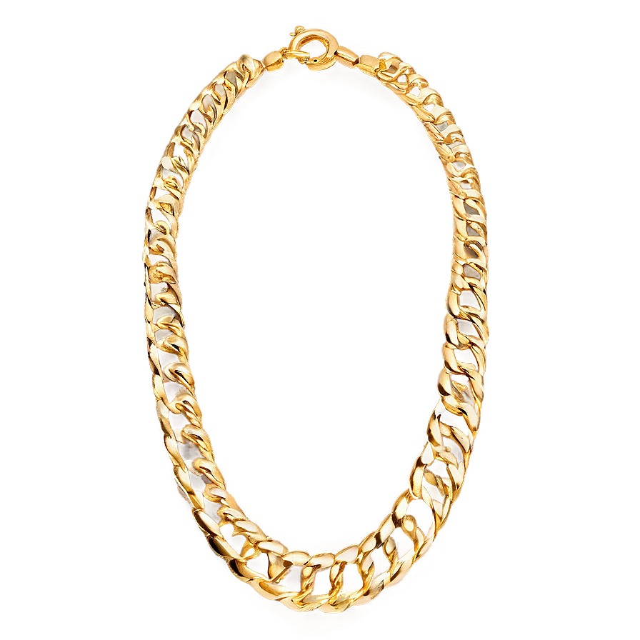 Modern Gold Necklace Png Yxs