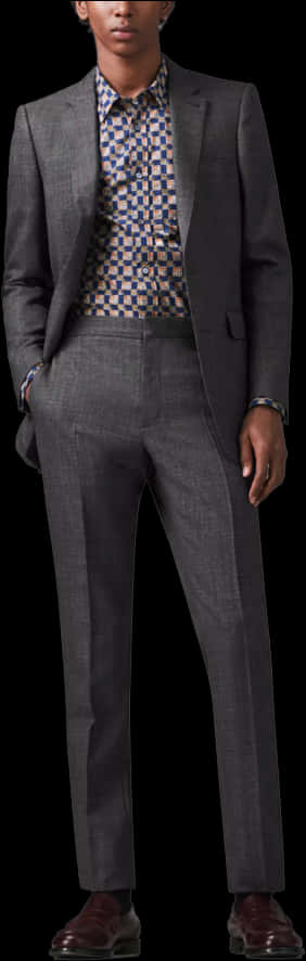 Modern Grey Suit Fashion