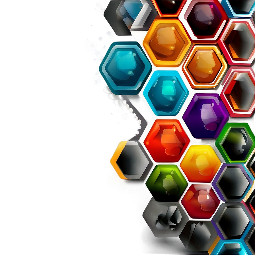 Modern Hexagon Background Png 47