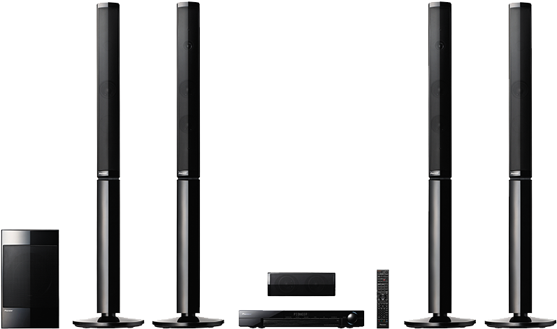 Modern Home Theater Speaker System