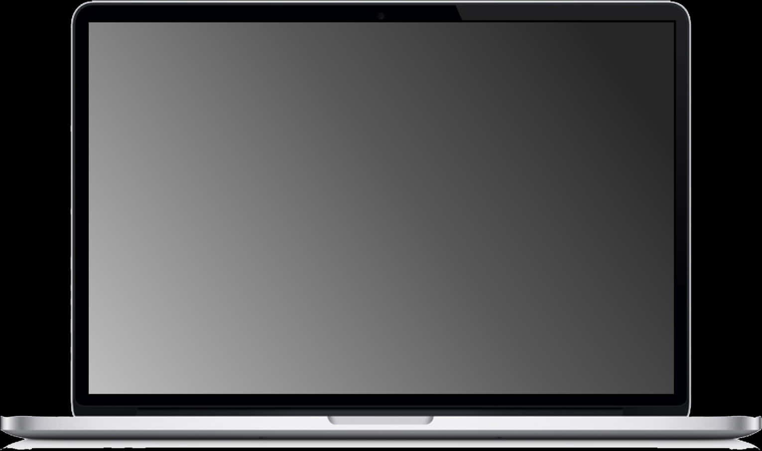 Modern Laptop Blank Screen