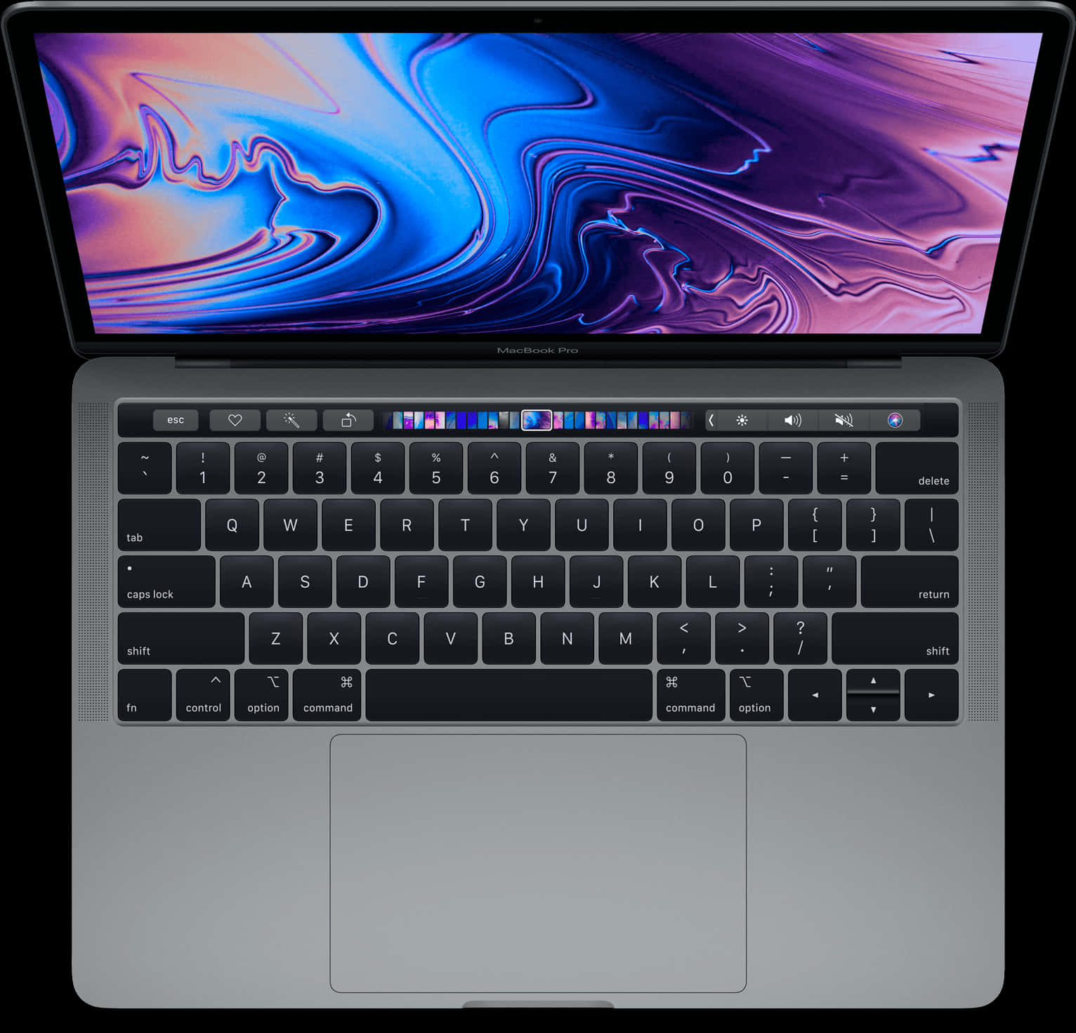 Modern Laptopwith Touch Bar