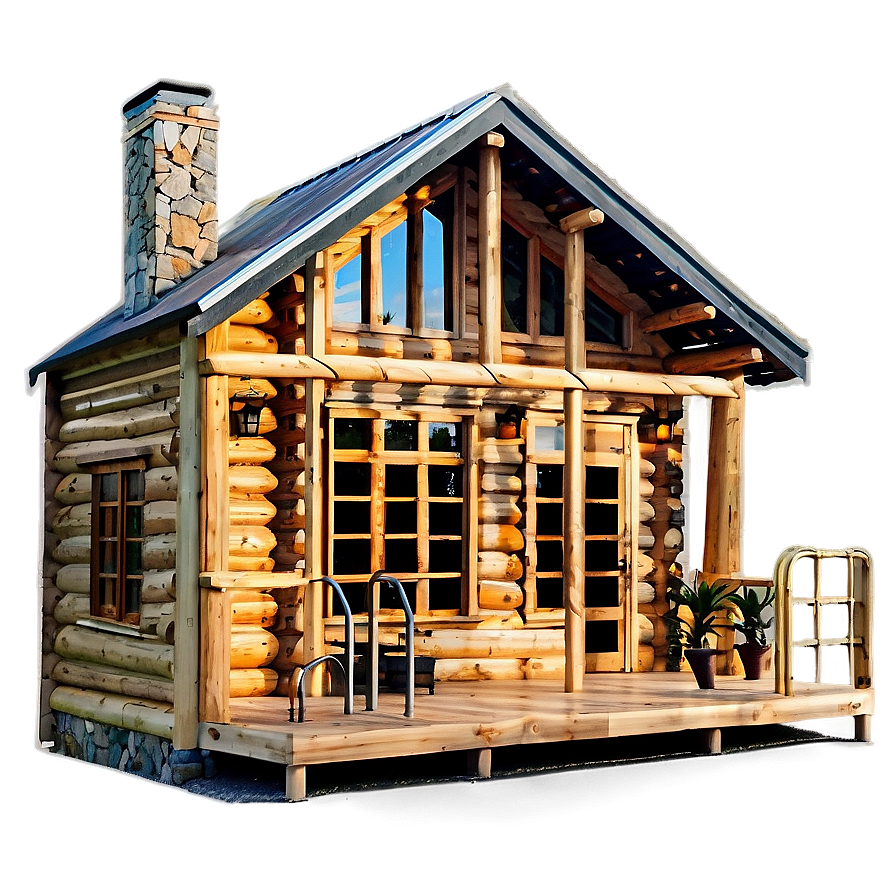 Modern Log Cabin Architecture Png Iyk45