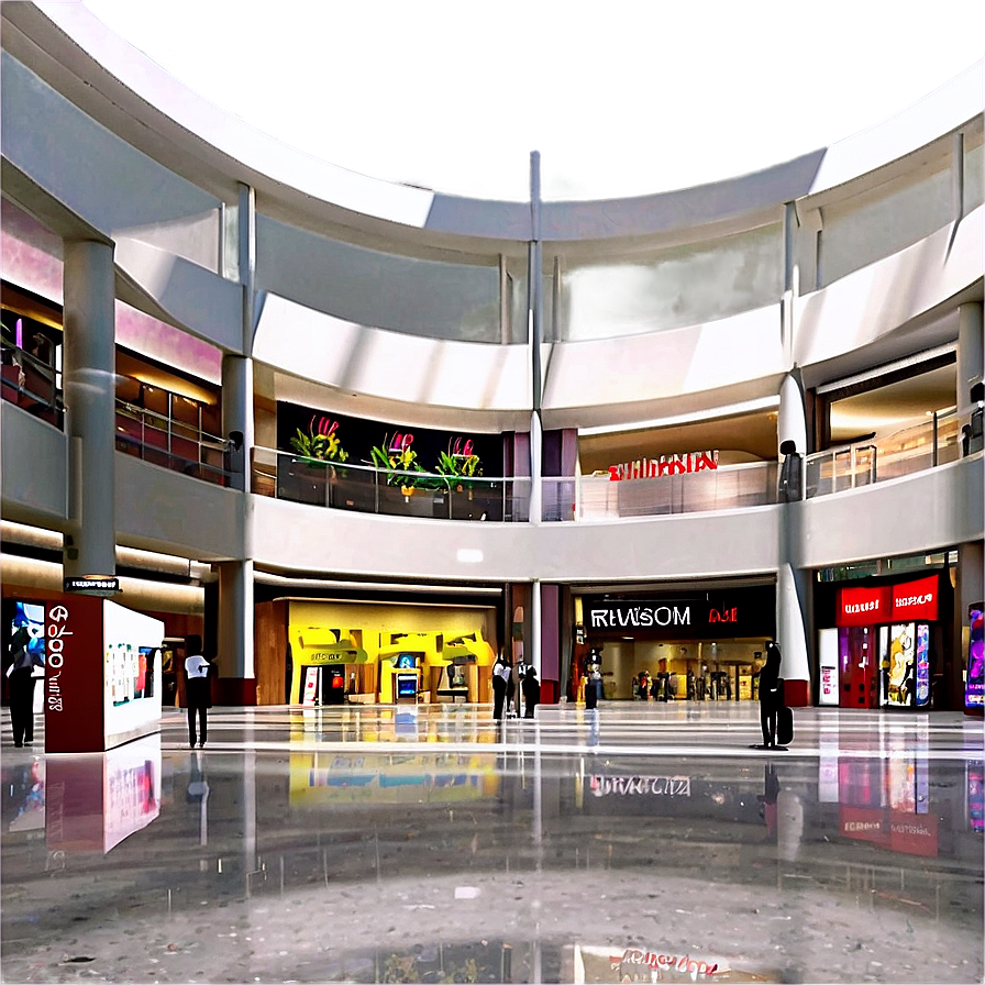 Modern Mall Interior Png Oue25