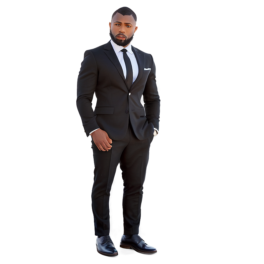 Modern Man In Suit Png 06262024