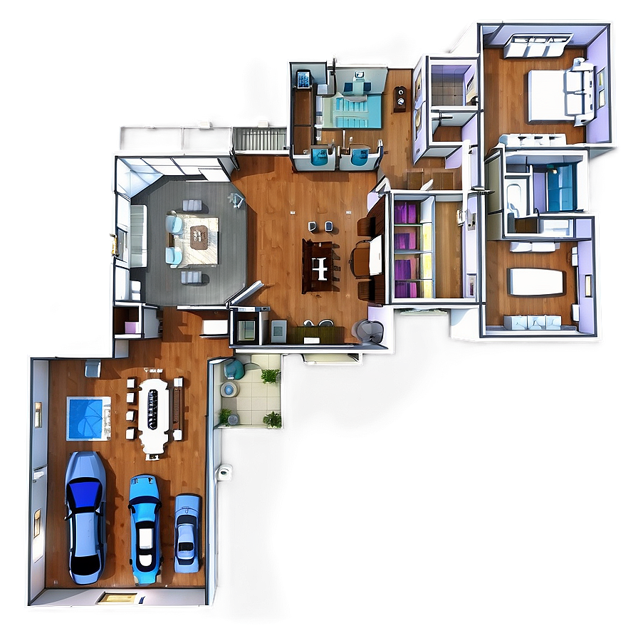 Modern Mansion Layout Png 25