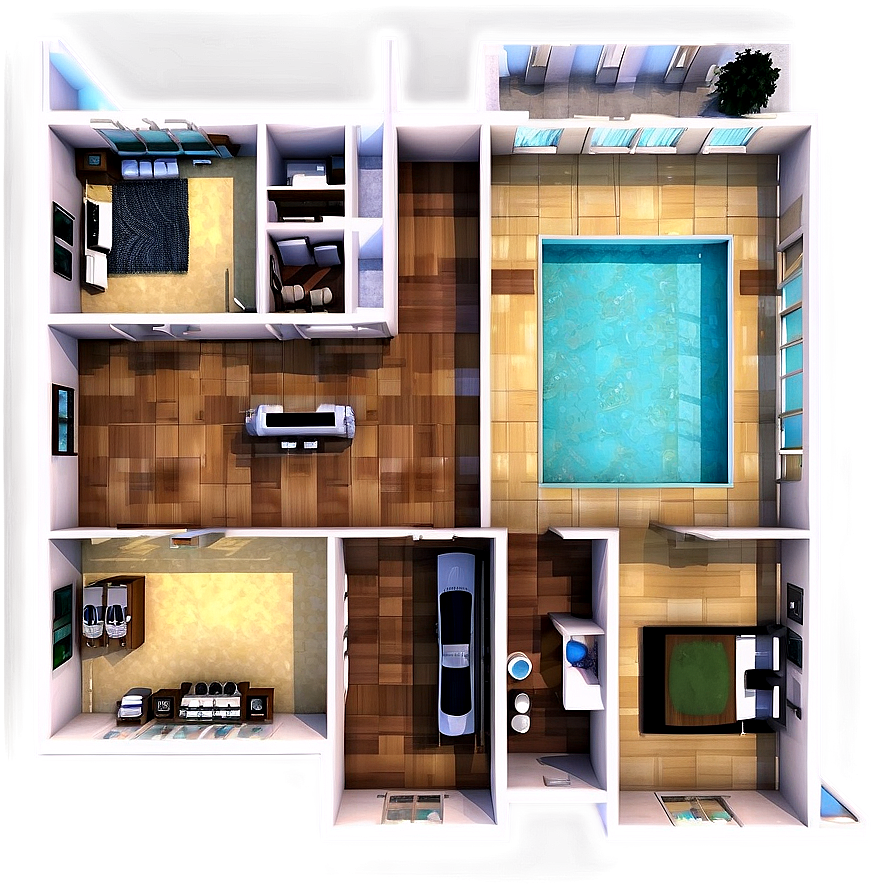 Modern Mansion Layout Png Tnp