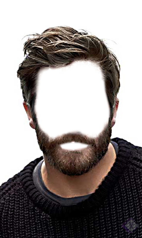 Modern Mens Hairstyle With Beard