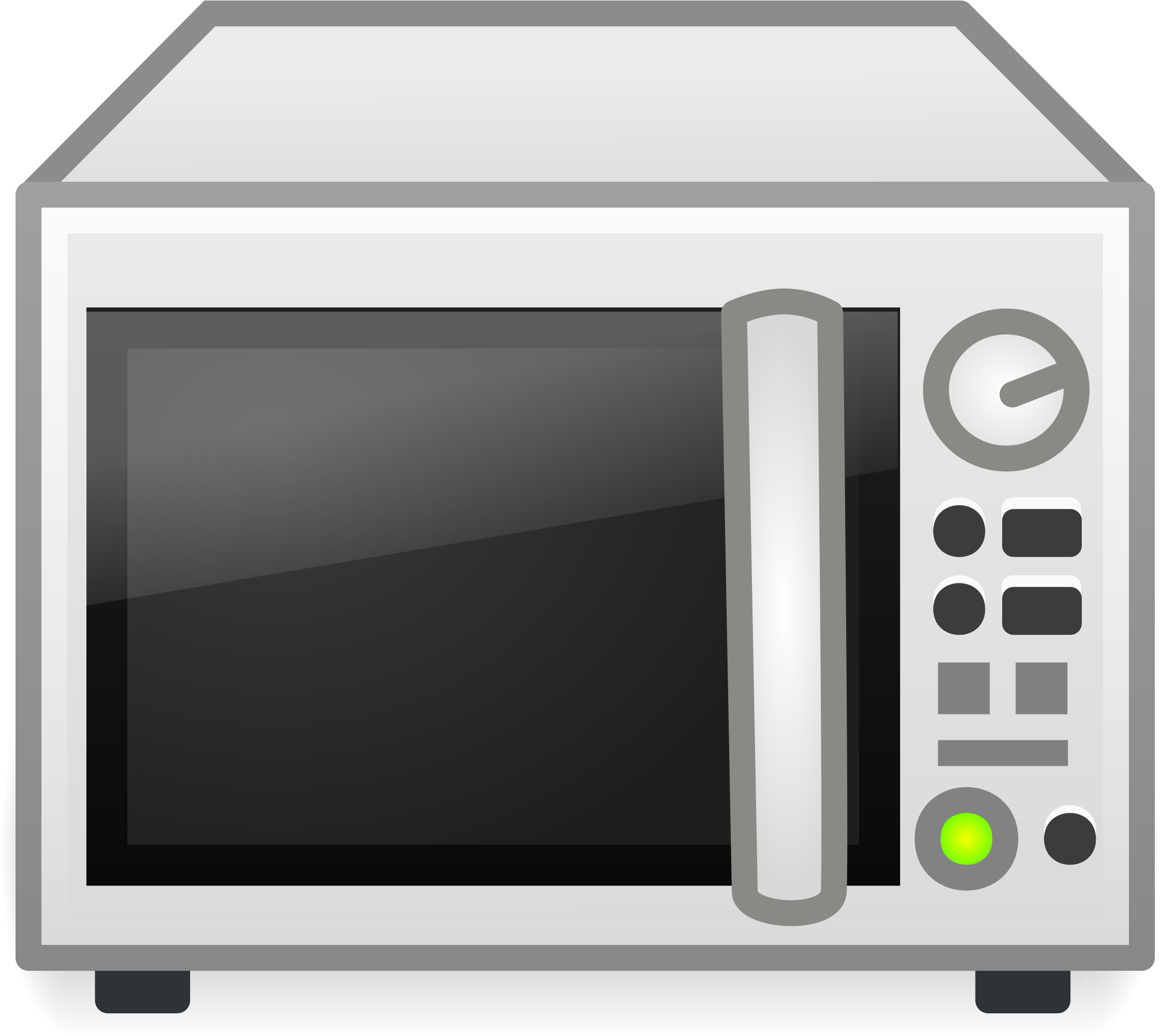 Modern Microwave Oven Vector