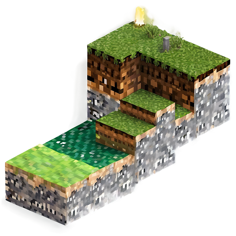 Modern Minecraft Hotbar Visualization Png 06132024