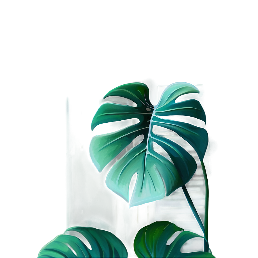 Modern Monstera Artwork Png 05232024