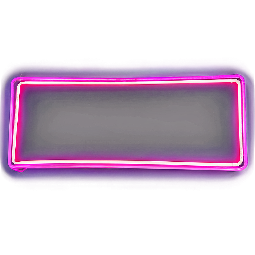 Modern Neon Rectangle Png 06272024