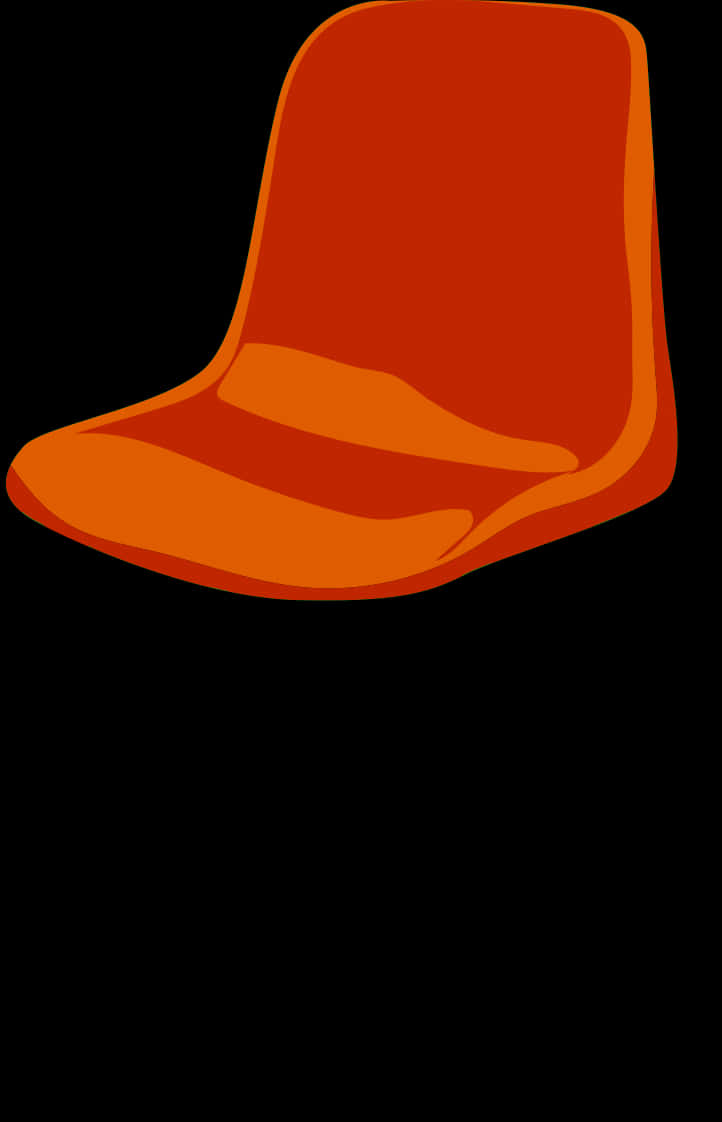 Modern Orange Chair Design