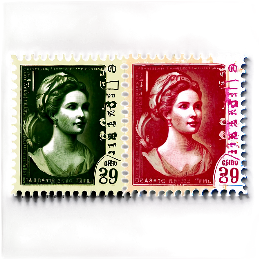 Modern Postage Stamp Design Png 15