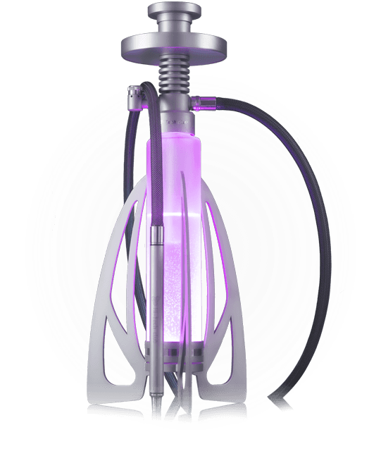 Modern Purple Hookah Design