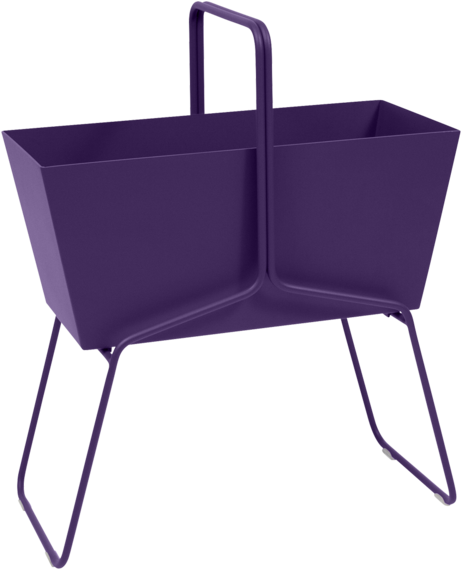 Modern Purple Metal Planter