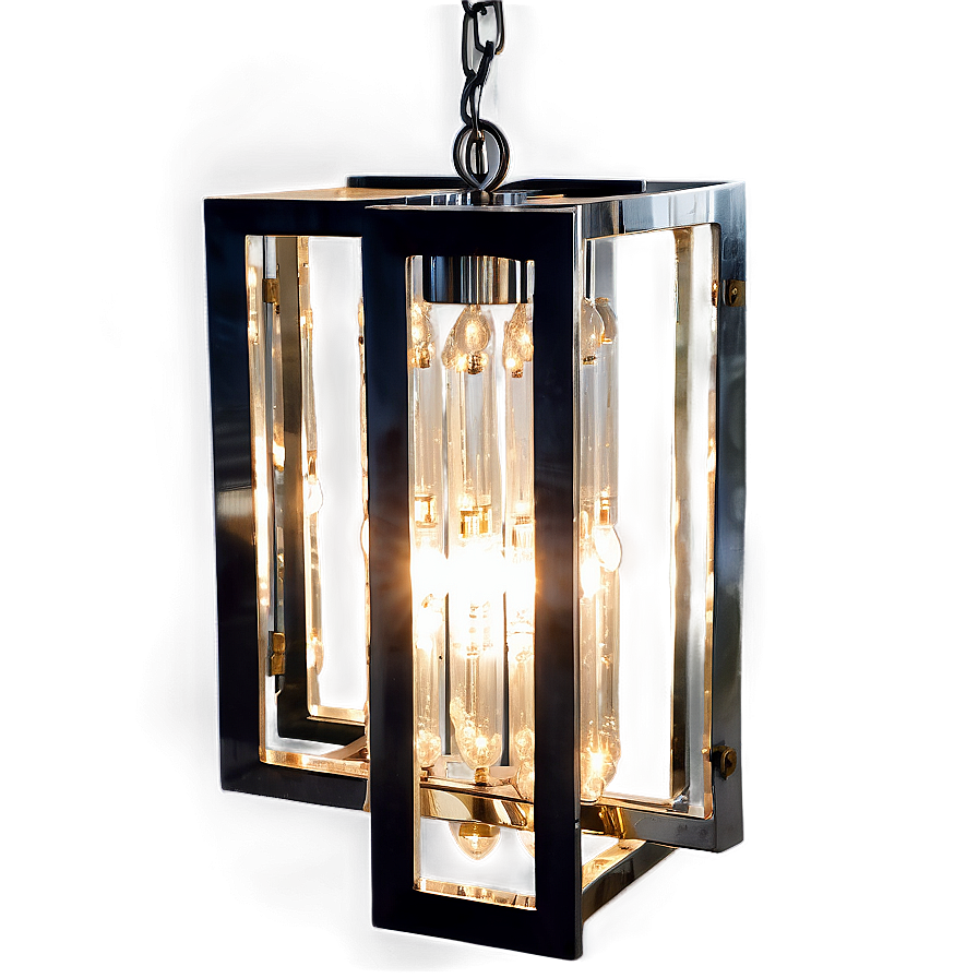 Modern Rectangular Chandelier Png Yxe64